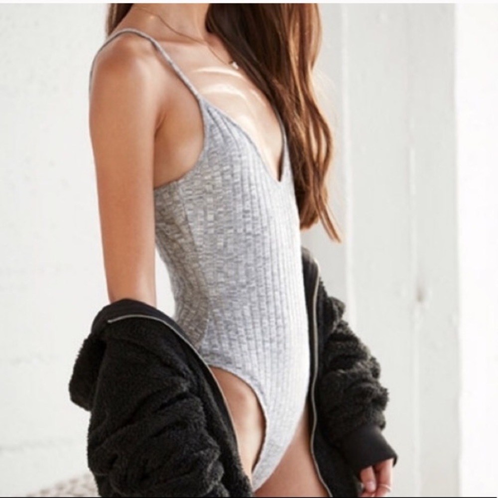 Urban outfitters gray bodysuit